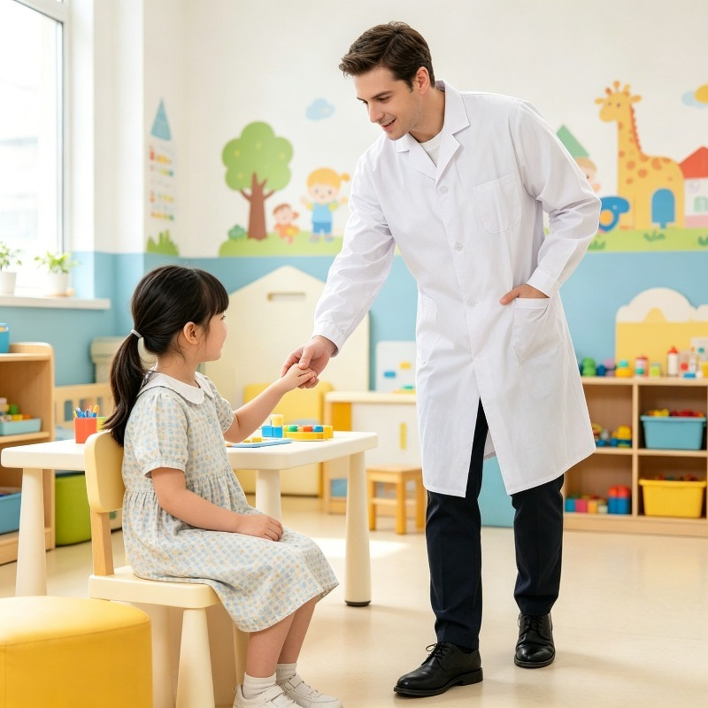 Medical Lab Research - Uisex Laboratuvar Su Geçirmez Beyaz Önlüğü,