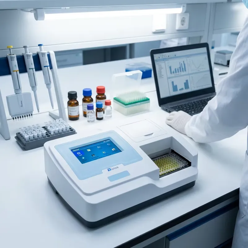 DR-200Bc Mikroplaka Okuyucu La - Medical Lab Test incelemesi ve fiyatı