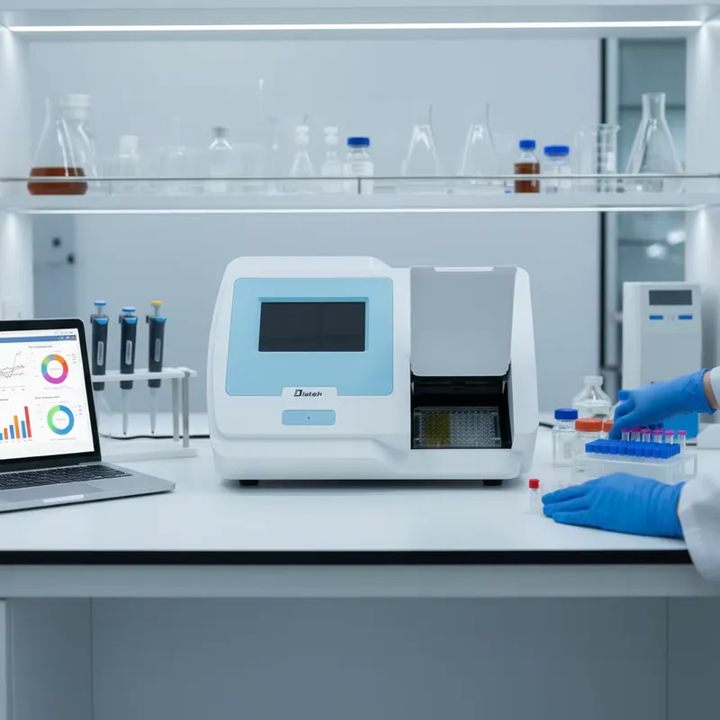 DR-200Bc Mikroplaka Okuyucu La - Medical Lab Test incelemesi ve fiyatı